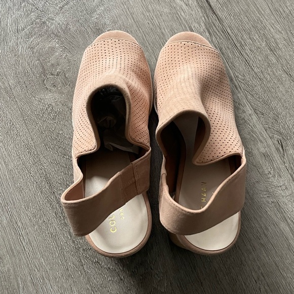 Cole Haan Women’s Grand Os Callista Open Peep Toe Ankle Bootie / Beige Blush 8.5 - Picture 6 of 10